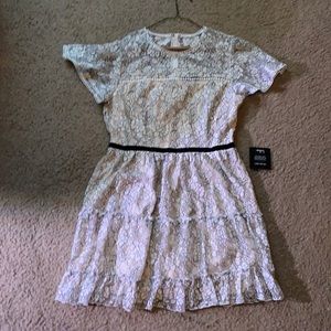 White and black Lulus dress